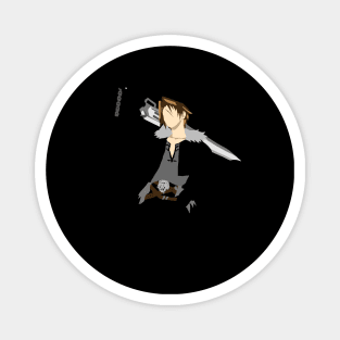 Cool Squall Leonhart Minimalistic Magnet